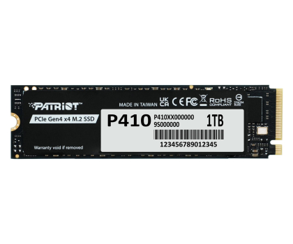 Dysk wewnętrzny Patriot 1TB M.2 PCIe Gen4 NVMe  P410